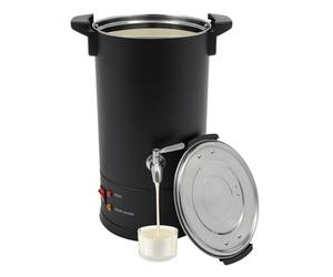 Kit de fabrication de bougies - Fondeur de cire électrique avec robinet et contrôle de la température - Pot de fusion de cire pour un usage commercial ou privé à petite échelle (10 l)