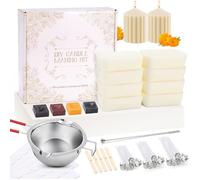 Kit de Fabrication de Bougies, kit de Bougies Parfumées, kit de Bougies Artisanales par Aromatic Oil, Cire de Soja non Toxique