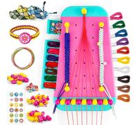Kit de fabrication de bracelets d'amitié pour filles - Arts et loisirs créatifs - Ensemble de bracelets à faire soi-même - Cadeaux d'anniversaire pour enfants de 6 ans et plus, jouets d'activités de