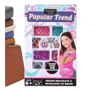 Kit De Fabrication De Bracelets De L'amitié - Coffret Bracelet À Breloques | Accessoires d'Artisanat Interactifs et Créatifs pour Filles Garçons,Cadeau Anniversaire Fête École Artisanat Festival