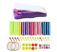 Kit de fabrication de bracelets | Kit de bracelets d'amitié | Tresseur de bracelets | Ensemble de bracelets d'amitié à la main pour filles | Kit de cordage portable et coloré pour les activités