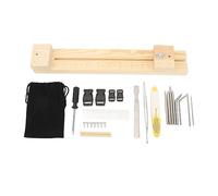 Kit De Fabrication De Bracelets Paracorde En Bois, Bracelets De Bricolage à Longueur Réglable Et Outils De Fixation De Tressage De Nœuds De Corde Pour le Développement des Compétences