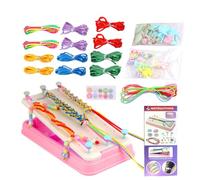 Kit de fabrication de bracelets pour - Bracelets d'amitié - Kit complet pour bracelets d'amitié - Tressage de bracelets réglables