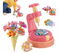 Kit de Fabrication de Fleurs, Jeu d'artisanat de Bouquet éducatif pour Le développement Pratique, activité STEM Ensemble avec des pièces Lumineuses, Jouet créatif pour Filles garçons 6 Ans et Plus