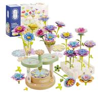 Kit de fabrication de fleurs pour | Jouets créatifs floraux réutilisables | Ensemble artistique manuel bricolage pour garçons filles 4-8 ans idéal pour les expositions commerciales événements