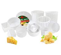 Kit de fabrication de fromage 11 pcs №2 Beurre perforé Сheese Moule Presse Passoire Fromage Tofu Presse Moule à Fromage Kit de fabrication de fromage