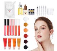Kit de fabrication de gloss à lèvres, cadeau de soin des lèvres, cadeau pour petite amie, baume à lèvres à faire soi-même, gloss à lèvres à faire soi-même, kit de baume à lèvres fait maison avec