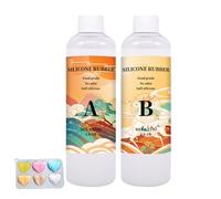 Kit de fabrication de moules en silicone - Silicone 6,7 * 2 * 2 pouces 250 g | Ensemble de moulage de liquide en caoutchouc - Équipement de fabricant de moules | Bijoux en ciment et plus encore, résis