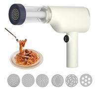 Kit De Fabrication De Pâtes Électriques, Machine À Pâtes Avec 6 Disques, Appareil À Pâtes Portatif Sans Fil For La Préparation De Spaghettis Maison
