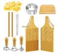 Kit De Fabrication De Pâtes En Bois - Ensemble De Machine À Spaghetti, Accessoires De Cuisson Polyvalents | Outils De Fabrication De Pâtes De Cuisine | Pour Wontons Dumplings Desserts Accessoire Dumpl