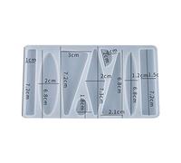 Kit de fabrication de pinces à cheveux en silicone, moule à épingles à cheveux, moule en résine époxy cristal pour barrettes à cheveux, moule en silicone pour loisirs créatifs, outils de fabrication
