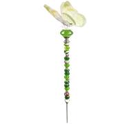 Kit de fabrication de piquets de sol en forme de fée papillon avec perles colorées pour jardin, paysage, installation facile