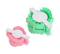 Kit de fabrication de pompons en forme de cœur, outil de tissage de boules de laine, outil de tissage de boules de peluche, outil de tissage multifonctionnel, kit de fabrication de 2 outils pour la