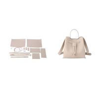 Kit de Fabrication de Sac à Main à Faire Soi-même 1 Ensemble Bricolage Sac à Main Fait Main Sac en Cuir Artisanat Fait Main avec matériel Accessoires en Cuir PU for Femmes Sac à Dos (Color : White DI