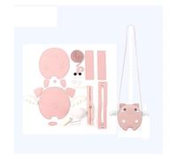 Kit De Fabrication De Sacs En Cuir Diy Sac fait main de cochon mignon sac artisanal faisant des matériaux sac en cuir mignon matériel de bricolage Mini sac accessoires de couture faits à la main Kit D