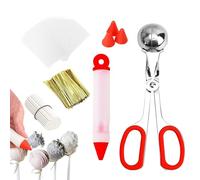 Kit de fabrication de sucettes réutilisables - Kit de décoration de gâteau pop - Fournitures de gâteau de mariage - Ensemble de gâteau pop - Moules à gâteau pop - Outils de décoration de gâteau pop