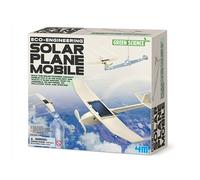 4M Kit de fabrication Green Science – Avion solaire mobile – Argenté