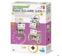 Kit de fabrication Green Science : Mini Robot solaire 3 en 1