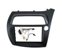 Kit de façade autoradio DVD double DIN pour Civic avec faisceau de câbles HRQCTIM(Right with cable)