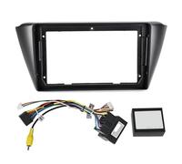Kit De Façade D'autoradio 2 DIN 9 Pouces avec Câble d'alimentation Et Boîtier Canbus pour Skoda pour Fabia 3 III 2015-2019 WEFOLCC