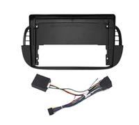 Kit De Façade D'autoradio 9 Pouces avec Cadre Et Décodeur DVD Android pour Fiat 500 2007-2015 WEFOLCC(Black,Frame an canbus)