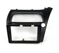 Kit de façade double DIN pour Honda Civic, panneau de garniture de tableau de bord stéréo, cadre de montage en plastique ABS avec options LHD RHD, montage audio sans couture pour tableau de bord (LHD)