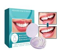Kit De Facettes Dentaires | Ensemble De Fausses Dents Creative In | Dents Temporaires Réglables, Faux Placage Multifonctionnel À Teinte Naturelle Pour La Mâchoire Supérieure Et Inférieure