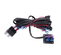 Kit de faisceau de câblage de barre lumineuse LED, bobines de cuivre Nilight, panneau de commutation de faisceau de câblage, relais de puissance, bornier de fusion pour voitures,