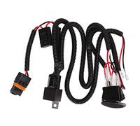 Kit de faisceau de câblage de klaxon de voiture 12V 24V 40A, kit de relais de faisceau de câblage de klaxon bobine de cuivre pur ignifuge pour cornes d'escargot de camion de voiture