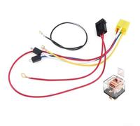 Kit de faisceau de câblage de relais 12 V pour systèmes de haut-parleurs à air avec fusible 30 A et fil de cuivre adapté pour l'installation de haut-parleurs de voiture