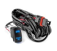 Kit de faisceau de câblage pour barre lumineuse LED Plug & Play pour Polaris RZR General Ranger, faisceau de câblage 300 W 14 AWG avec relais d'alimentation à impulsion, 1 câble 12 V 5 broches