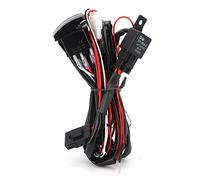 Kit de faisceau de câblage universel avec voyant LED interrupteur marche/arrêt - 12 V 24 V pour voiture camion ATV SUV bateau marine RV remorque barre lumineuse de travail LED