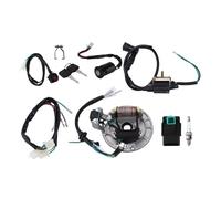 Kit de faisceau de câbles de bougie d'allumage CDI Bobine d'allumage Stator magnéto pour 50cc -140cc Kick Start Dirt Pit Bike ATV