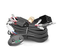 Kit de faisceau de câbles de relais à double interrupteur, fil en Nylon robuste 12V, lame en ligne, interrupteur à bouton-poussoir pour barre lumineuse de travail LED Cube