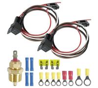 Kit de faisceau de relais de commutateur de capteur de température de Thermostat de ventilateur de refroidissement électrique de radiateur de voiture automatique de 175 à 185 degrés Kit de ventilateur