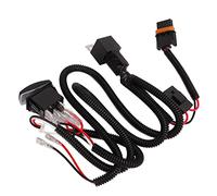 Kit de faisceau de relais de klaxon électrique 12 V, kit de faisceau de câblage de klaxon de voiture câblage facile ignifuge pour camion automatique
