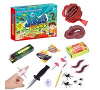 Kit de farces - Farces pour | Ensemble de 15 Jouets de Farce extrême - Gags de Blague drôle et Gadgets Pratiques | Ensemble de Jeu Fantaisie pour garçons, Filles, Adolescents, Adultes, fête