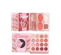 Kit de fards à paupières professionnel - Sélection de tons multiples pour l'art du visage | Poudres à base minérale avec contrôle d'application doux, accessoire de maquillage cosmétique pour fête mode