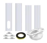 Kit de Fenêtre Climatiseur Mobile, Réglable 67-220cm avec Adaptateur Ø13/15cm