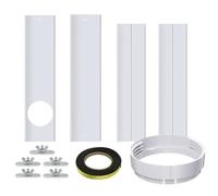 Kit de Fenêtre Climatiseur Mobile, Réglable 67-220cm avec Adaptateur Ø13/15cm