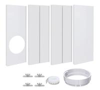 Kit de fenêtre de climatisation portable, adaptateur de fenêtre de climatisation, plaque scellée fenêtre réglable pour climatiseur mobile, accessoire de fenêtre de climatisation