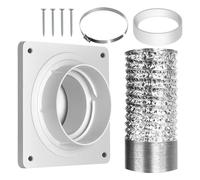 Kit de Fenêtre pour Climatiseur Portable,Kit de Tuyau d'Évacuation pour Fenêtre de Climatiseur Portable - Panneau Adaptateur Réglable Pour Refroidissement Estival Par Conduits Maison