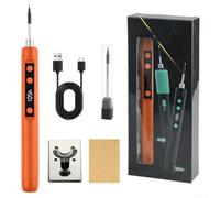 Kit de fer à souder, 1 pièce, chauffage rapide en 8 secondes, température réglable, design portable en alliage pour réparation de voyage (A)