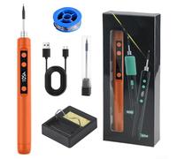 Kit de fer à souder à chauffage rapide, contrôle précis, design portable pour réparation électronique et projets en déplacement (B)
