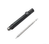 Kit de fer à souder électrique 65 W avec affichage numérique prêt à l'emploi pour la réparation d'appareils ménagers, la fabrication de bijoux, forme de stylo compact (B)
