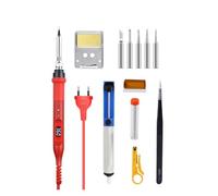 Kit de fer à souder électrique numérique 80 W 908U avec pointes chauffage en céramique réglables et outils soudage(908U KIT6)