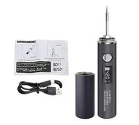 Kit de fer à souder - Outil de soudage à affichage numérique réglable à 5 niveaux avec lumière | Kit de réparation électronique pour tests de composants DIY projets de bricolage amateurs, fixation de