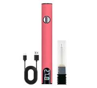 Kit de fer à souder - Outil de soudage à tension réglable, stylo à souder rechargeable avec chauffage rapide, affichage numérique LED pour réparation électronique de précision, ensemble d'outils pour