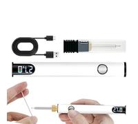 Kit de fer à souder - Outil de soudage à tension réglable, stylo à souder rechargeable avec chauffage rapide, affichage numérique LED pour réparation électronique de précision, ensemble d'outils pour
