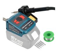 Kit de fer à souder sans fil 90 W compatible avec batterie Makita 18 V, écran numérique, fer à souder portable à chauffage rapide en 2 secondes, température réglable de 200 ℃ à 500 ℃, fer à souder